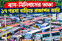 বাস-মিনিবাসের ভাড়া ১৭ পয়সা বাড়িয়ে প্রজ্ঞাপন জারি | দৈনিক সময়ের নুর ডট কম
