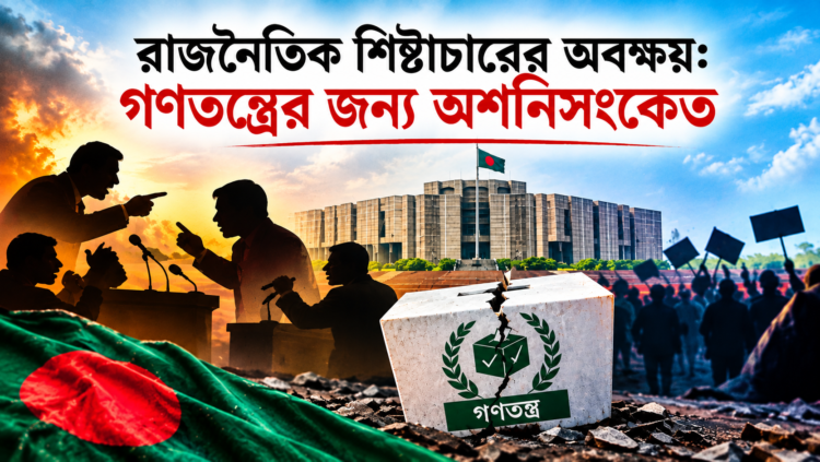 রাজনৈতিক শিষ্টাচারের অবক্ষয়: গণতন্ত্রের জন্য অশনিসংকেত | দৈনিক সময়ের নুর ডট কম